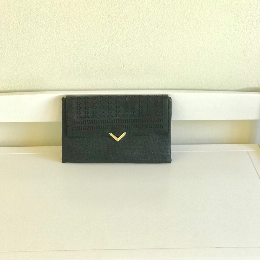 Stella & Dot Black Clutch